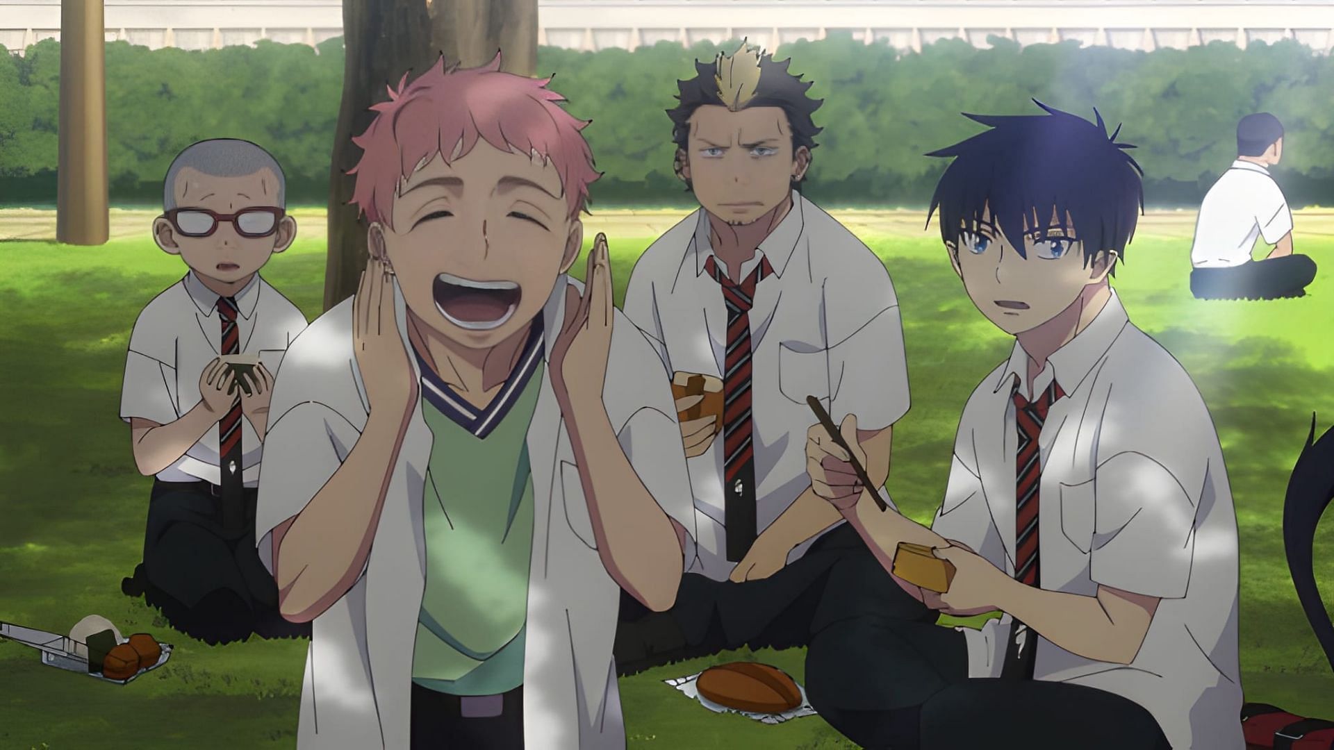 Still from Blue Exorcist (Image via A-1 Pictures)